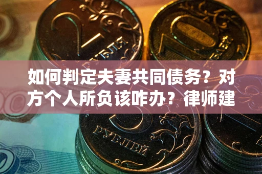 济南如何判定夫妻共同债务？对方个人所负该咋办？律师建议
